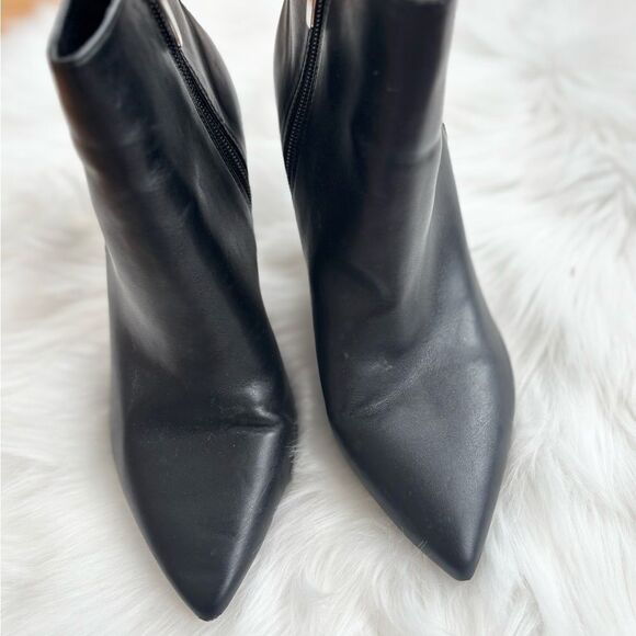 Black Ankle Boots Nine West 7 W - Picture 3 of 6